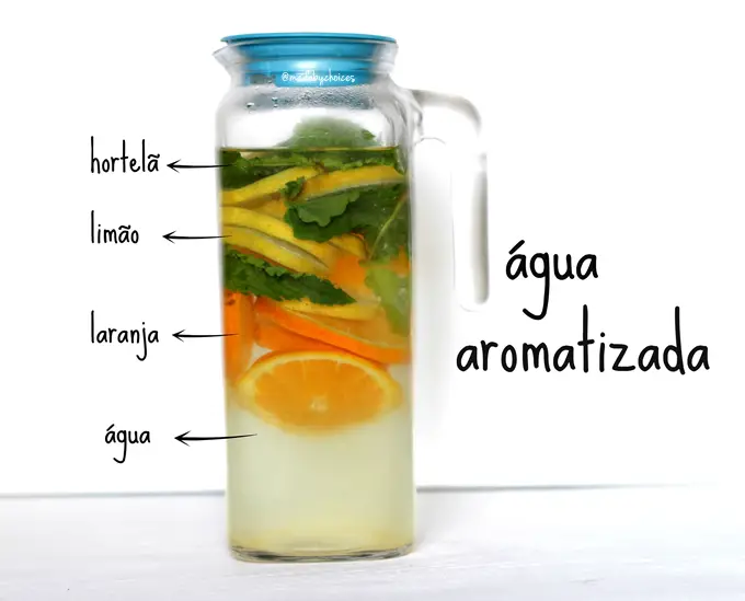 agua aromatizada