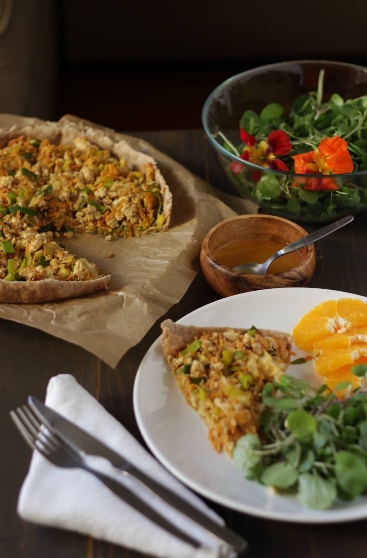 Tarte de tofu