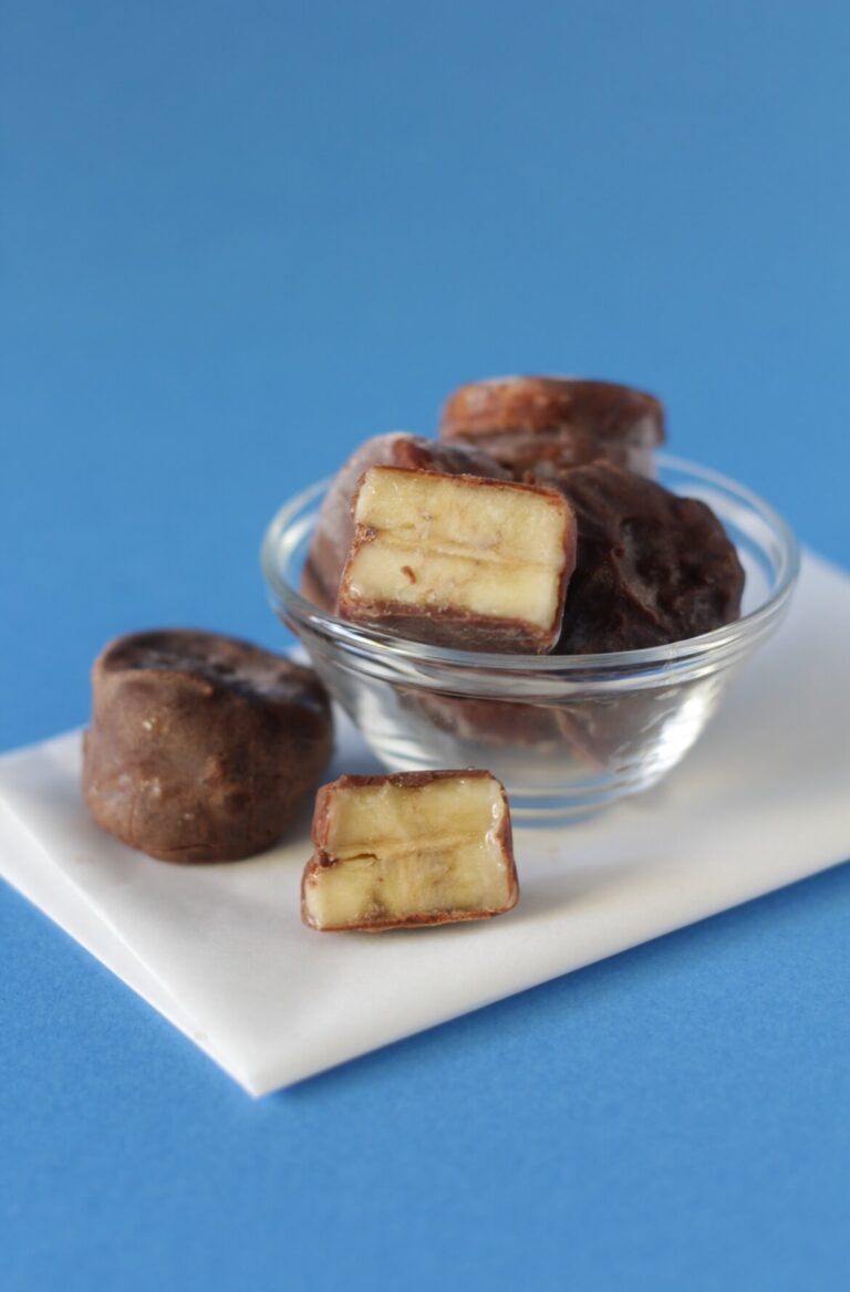 Mini gelados de fruta