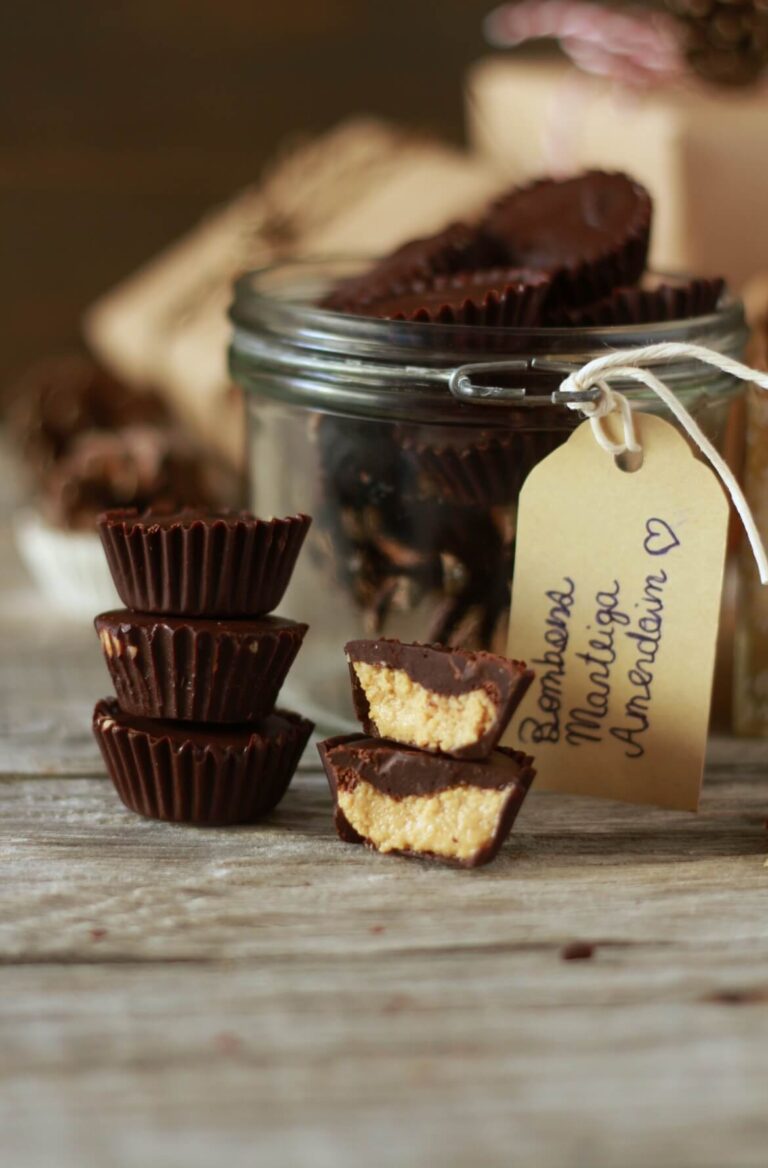 Bombons recheados para oferecer