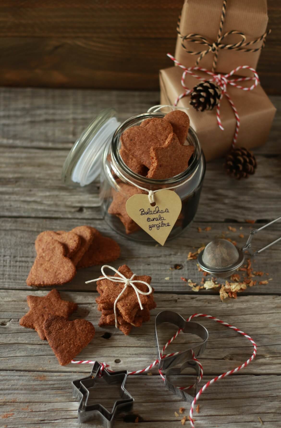 Bolachas de gengibre e canela: saudáveis e deliciosas