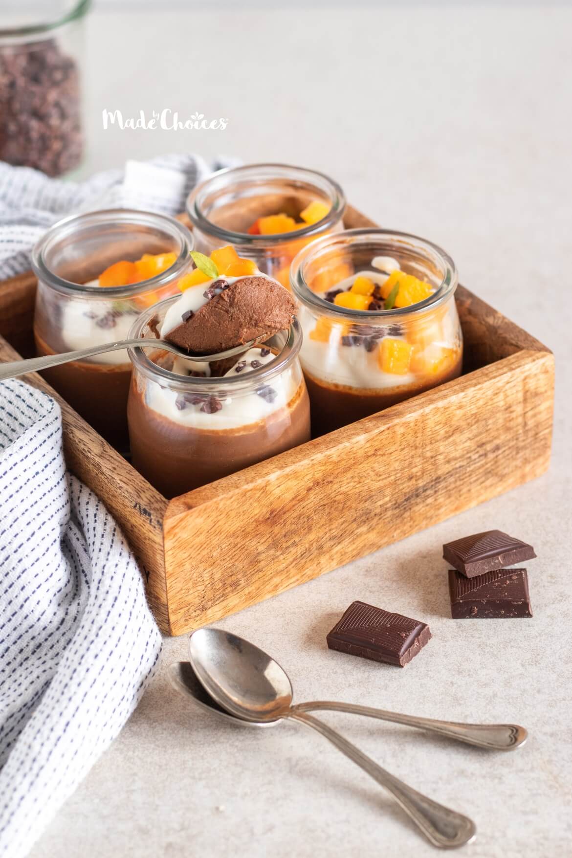 mousse de batata doce