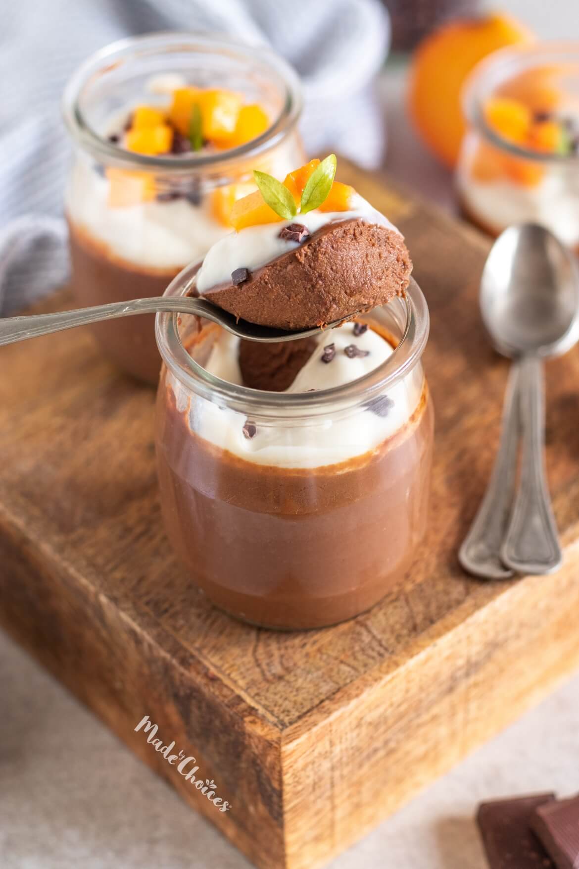 mousse de batata doce