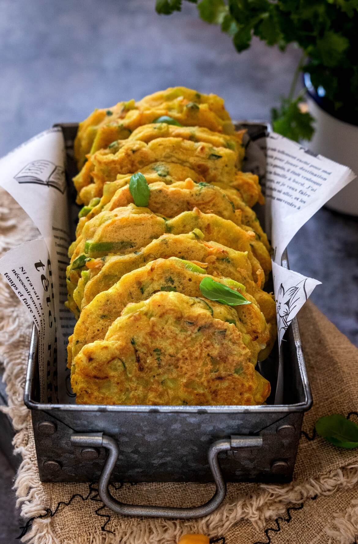 Pataniscas de legumes