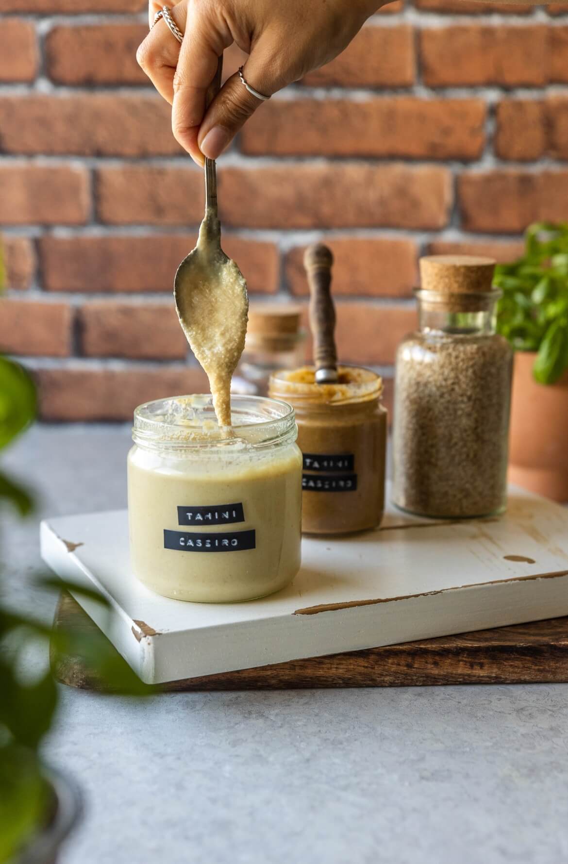 Como fazer tahini em casa (pasta de sésamo) Made by Choices