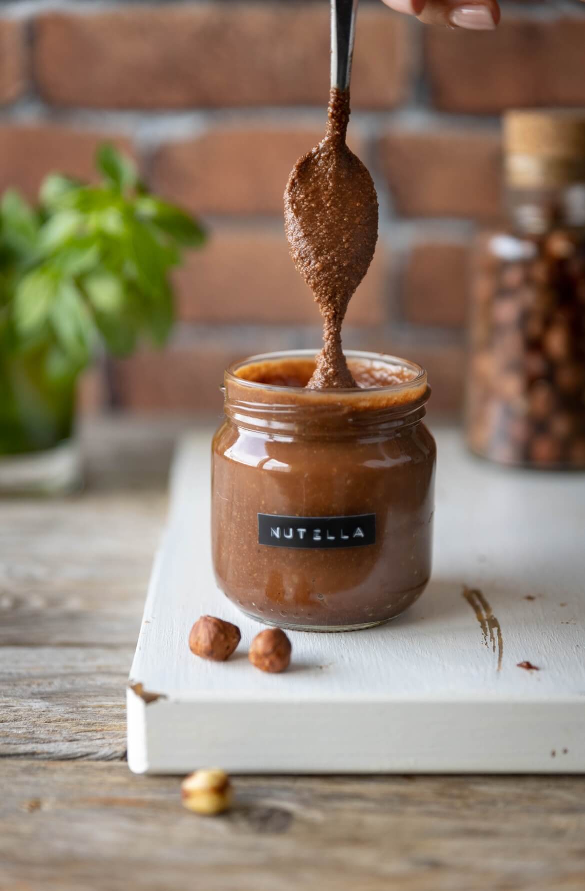 Nutella saudável, caseira e vegan