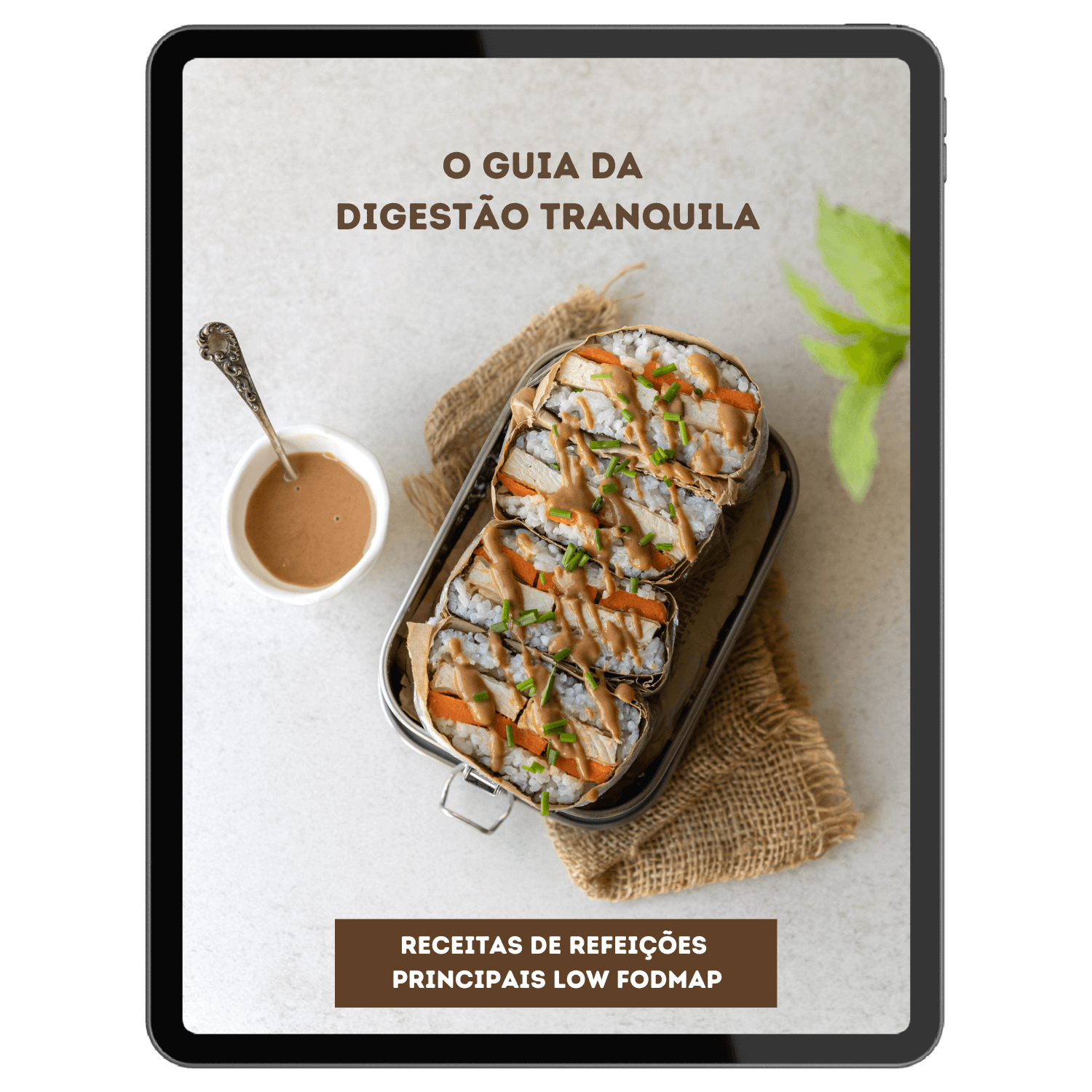 Guia de refeições principais low FODMAP
