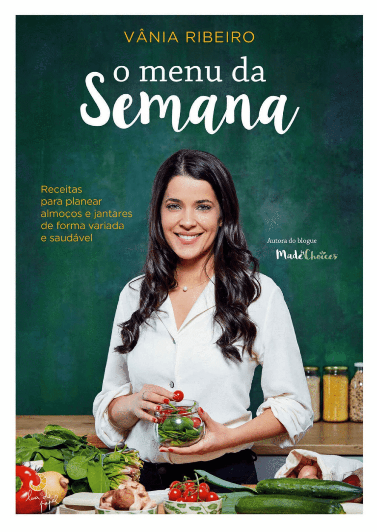Capa livro o menu da semana de Vânia Ribeiro
